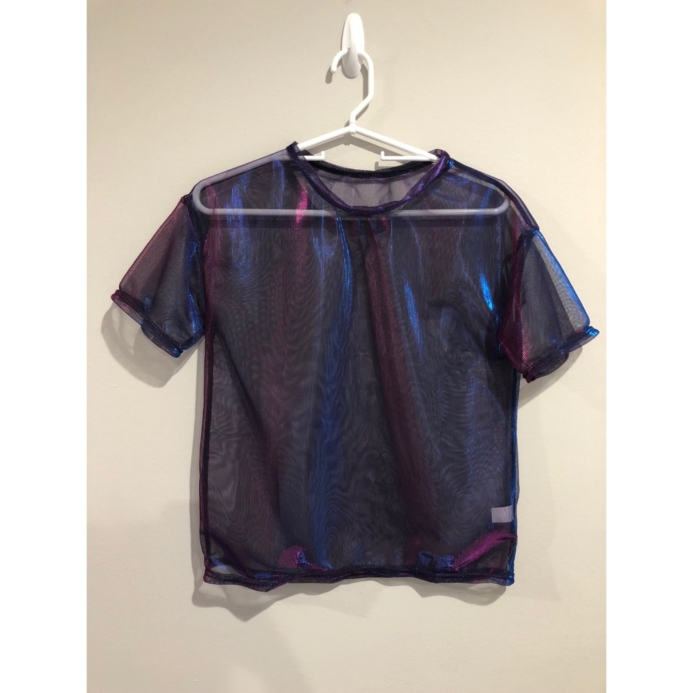 ❌SOLD❌ Duo Toned Mesh Top